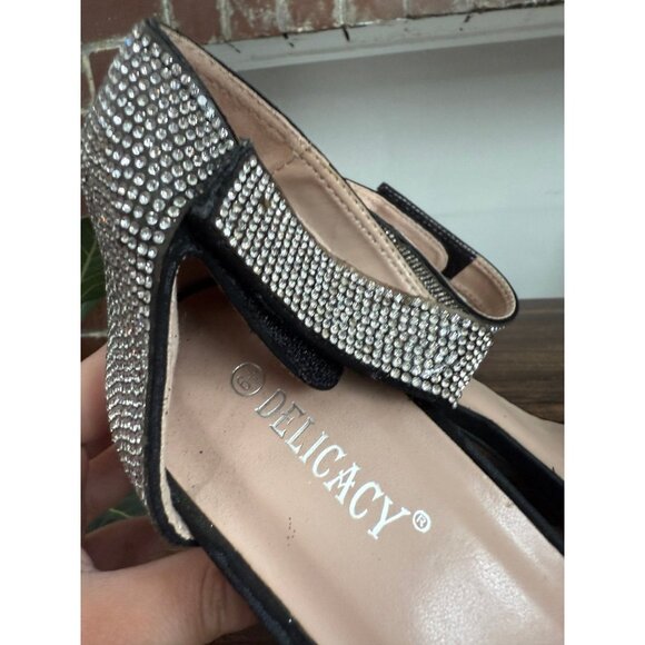 Delicacy women’s size 6.5 jeweled sandal heels - Picture 10 of 12